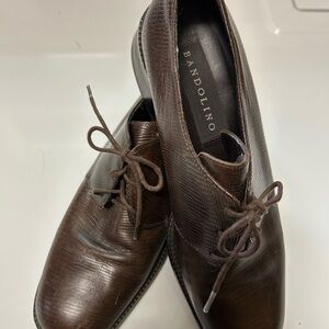 Bandolino Brown Leather Oxford Shoes